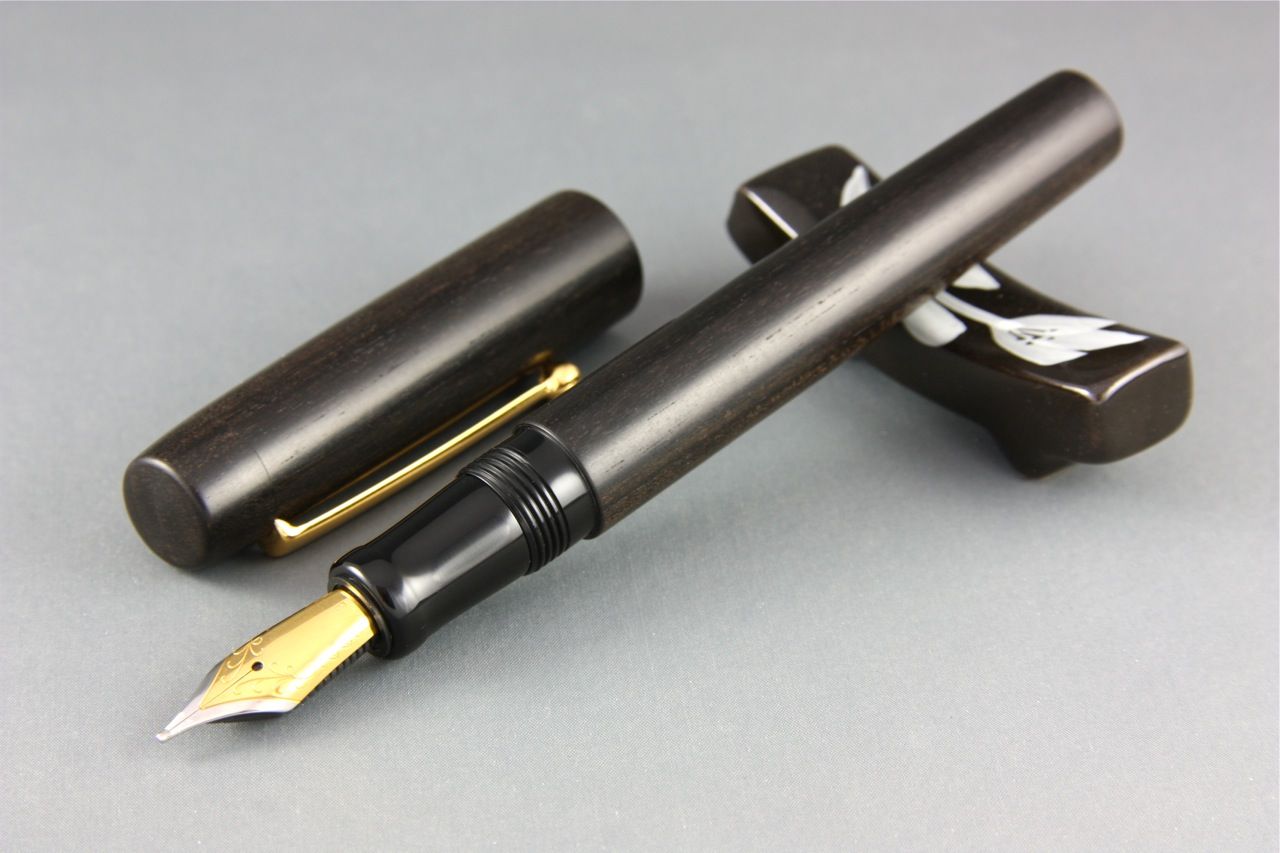 Ken Cavers Custom Pens African Ebony Fountain Pen First of the